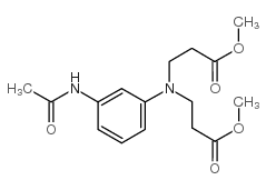 3-(N,N-二甲氧基羰基乙基)氨基乙酰苯胺结构式