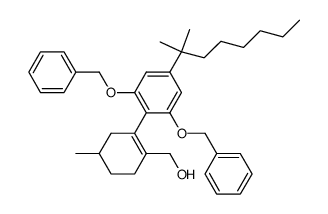2-(2-Hydroxymethyl-5-methyl-1-cyclohexenyl)-5-(1,1-dimethylheptyl)-dibenzylresorcin结构式