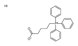 4-carboxybutyl(triphenyl)phosphanium,iodide Structure