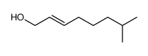 7-methyloct-2-en-1-ol结构式