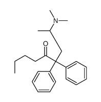 2-(dimethylamino)-4,4-diphenylnonan-5-one Structure