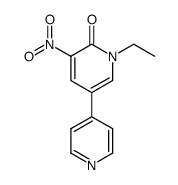 1-ethyl-5-nitro-1H-[3,4']bipyridinyl-6-one Structure