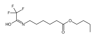 butyl 6-[(2,2,2-trifluoroacetyl)amino]hexanoate结构式
