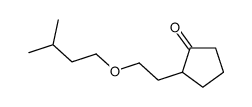 2-[2-(3-methylbutoxy)ethyl]cyclopentan-1-one Structure