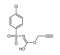 prop-2-ynyl N-(4-chlorophenyl)sulfonylcarbamate Structure
