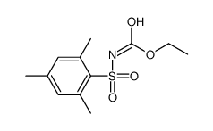 ethyl N-(2,4,6-trimethylphenyl)sulfonylcarbamate结构式