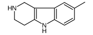 8-甲基-2,3,4,5-四氢-1H-吡啶并[4,3-b]吲哚结构式
