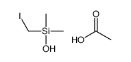 acetic acid,hydroxy-(iodomethyl)-dimethylsilane Structure