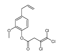 (2-methoxy-4-prop-2-enylphenyl) 3,4,4-trichlorobut-3-enoate Structure