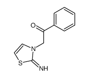2-imino-3-phenacyl-2,3-dihydrothiazole Structure