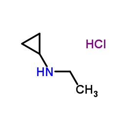 N-Ethylcyclopropanamine hydrochloride Structure
