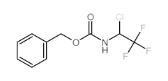 Carbamicacid, (1-chloro-2,2,2-trifluoroethyl)-, phenylmethyl ester (9CI)结构式