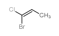 1-溴-1-氯-1-丙烯结构式