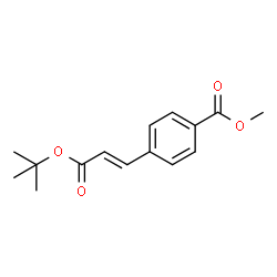 methyl (E)-4-(3-(tert-butoxy)-3-oxoprop-1-en-1-yl)benzoate Structure