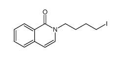 2-(4-iodobutyl)isoquinolin-1(2H)-one结构式