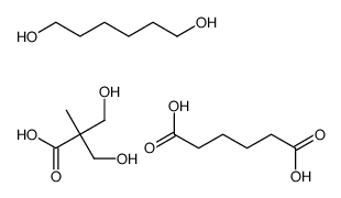 hexanedioic acid,hexane-1,6-diol,3-hydroxy-2-(hydroxymethyl)-2-methylpropanoic acid Structure