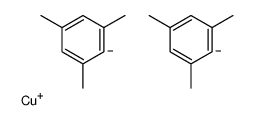 copper(1+),1,3,5-trimethylbenzene-6-ide结构式