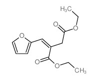 diethyl (2E)-2-(2-furylmethylidene)butanedioate结构式