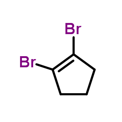 1,2-二溴环戊烯结构式