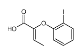 (Z)-2-(2-iodophenoxy)but-2-enoic acid Structure