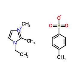 1-乙基-2,3-二甲基咪唑鎓甲苯磺酸盐结构式