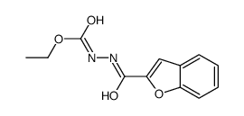 ethyl N-(1-benzofuran-2-carbonylamino)carbamate结构式