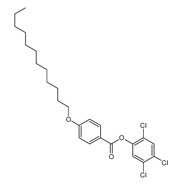 (2,4,5-trichlorophenyl) 4-dodecoxybenzoate结构式