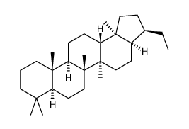 17alpha(h),21alpha(h)-30-norhopane Structure