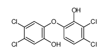 2,3-dichloro-6-(4,5-dichloro-2-hydroxyphenoxy)phenol结构式