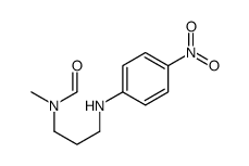 N-methyl-N-[3-(4-nitroanilino)propyl]formamide结构式