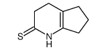 1,3,4,5,6,7-hexahydro-2H-cyclopenta[b]pyridine-2-thione结构式