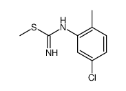N-(2-chloro-5-methylphenyl)-S-methylisothiourea Structure