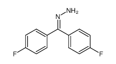 4,4'-difluorobenzophenone hydrazone Structure