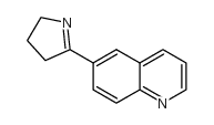 6-(4,5-二氢-3H-吡咯-2-基)-喹啉结构式