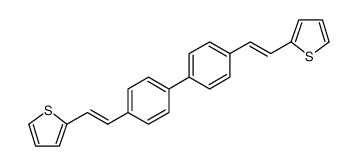 Thiophene, 2,2'-[[1,1'-biphenyl]-4,4'-diyldi-(1E)-2,1-ethenediyl]bis Structure