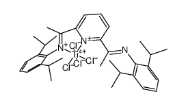 [Ti(2,6-bis[1-(2,6-diisopropylphenylimino)ethyl]pyridine)Cl4] Structure