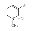 3-溴-1-甲基-1,2,5,6-四氢吡啶盐酸盐结构式