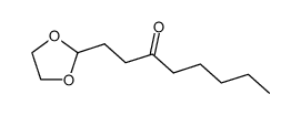 1,1-ethylendioxy-4-nonanone结构式
