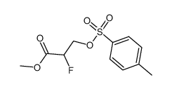 Methyl 2-Fluoro-3-(4-toluenesulfonyloxy)propanoate Structure