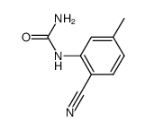 (2-cyano-5-methyl-phenyl)-urea结构式