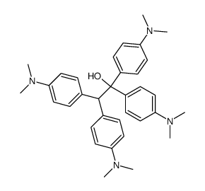 1,1,2,2-tetrakis-(4-dimethylamino-phenyl)-ethanol Structure