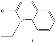1-ethyl-2-chloro-quinolinium iodide结构式