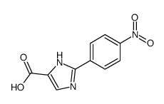 2-(4-nitro-phenyl)-1(3)H-imidazole-4-carboxylic acid Structure