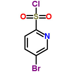 5-溴吡啶-2-磺酰氯结构式