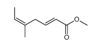 methyl 5-methylhepta-2,5-dienoate Structure