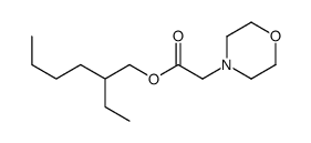 2-ethylhexyl 2-morpholin-4-ylacetate结构式