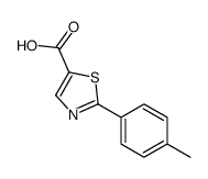 2-(4-methylphenyl)-1,3-thiazole-5-carboxylic acid结构式