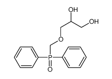 3-(diphenylphosphorylmethoxy)propane-1,2-diol Structure