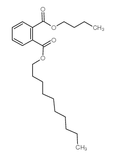 邻苯二甲酸丁基正葵酯结构式