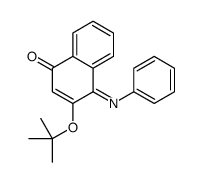 3-[(2-methylpropan-2-yl)oxy]-4-phenyliminonaphthalen-1-one Structure